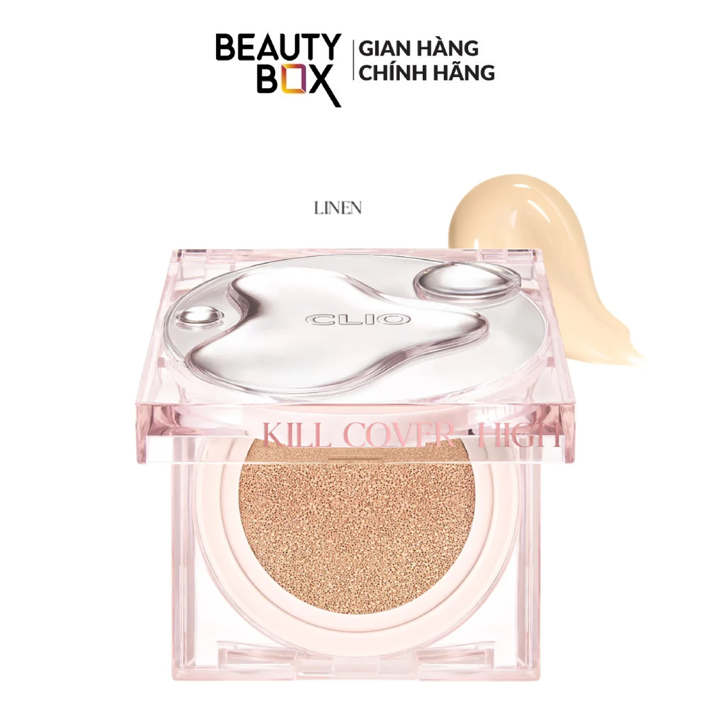 [Săn Sale] Phấn Nước Clio Hiệu Ứng Căng Bóng Kill Cover High Glow Cushion (14Gx2) (Tặng kèm lõi)