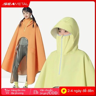 SEAMETAL Áo Mưa Dài Toàn Thân Chống Nước Cao Cấp Dành Cho Xe Máy Điện Xe Hơi Thoáng Mát