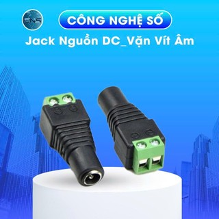 COMBO 5 CÁI Jack Nguồn DC_Vặn Vít Âm/Dương - Cổng Domino 2P - Jack nguồn camera âm - Đuôi cắm adapter âm