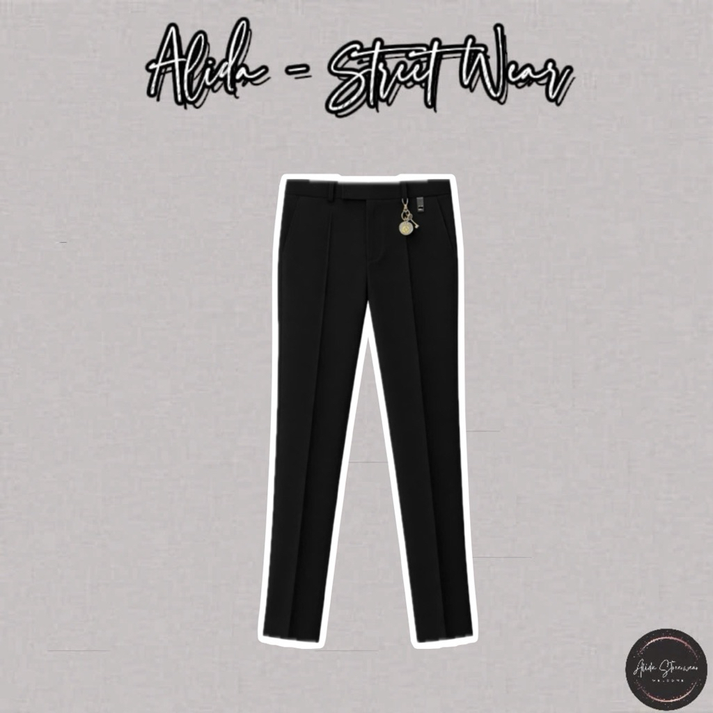 ⚡️[Hight Quality] Quần Âu \/ Trouser Pants Ready To - Điểm Nhấn Chữ Phối Tag Treo Cao Cấp Loại 1