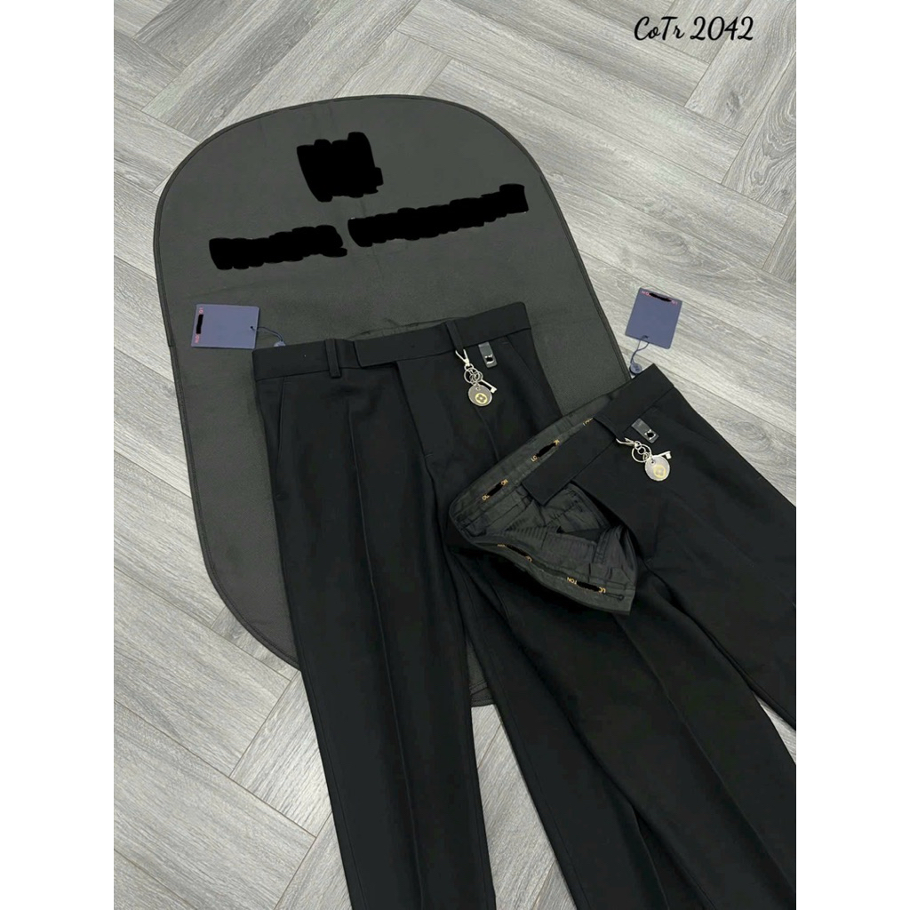 ⚡️[Hight Quality] Quần Âu \/ Trouser Pants Ready To - Điểm Nhấn Chữ Phối Tag Treo Cao Cấp Loại 1