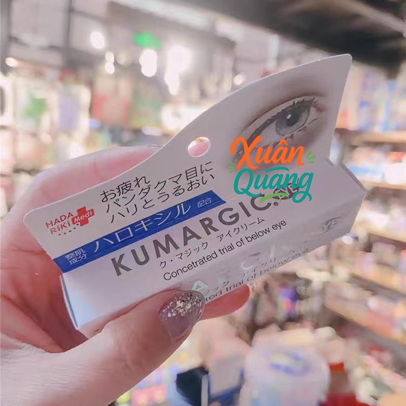 Kem xóa quầng thâm mắt Kumargic Eye 20g giảm bọng mắt thâm mắt quầng mắt chống nhăn chống lão hóa vùng mắt