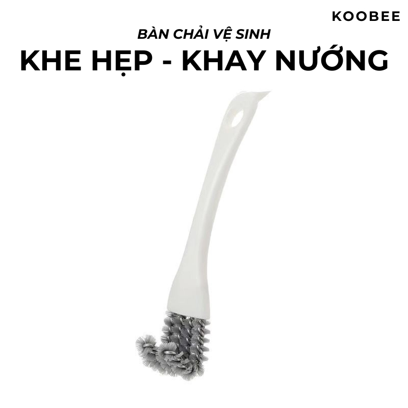 Bàn Chải Vệ Sinh Đa Năng Lông Nylon – Làm Sạch Khe Hẹp, Vỉ Nướng, Bồn Rửa, Máy Hút Mùi Hiệu Quả | 370