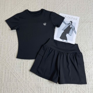 SET WOFIT - Bộ Đồ Tập Quần Đùi 2 Lớp Tập Gym, Yoga, Pickleball Chạy Bộ, Co Giãn, Thoáng Mát