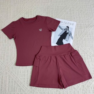 SET WOFIT - Bộ Đồ Tập Quần Đùi 2 Lớp Tập Gym, Yoga, Pickleball Chạy Bộ, Co Giãn, Thoáng Mát