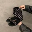Giày Sandal Đế Xuồng Chấm Bi Kiểu Dáng Mới Mùa Hè 2026 Dành Cho Nữ
