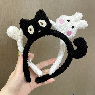 Băng Đô Cài Tóc Hình Mèo Bông Dễ Thương Cho Nữ