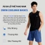 Áo ba lỗ nam DWIN thun tanktop sát nách thể thao chất vải coolmax thông hơi mát lạnh thấm hút tốt