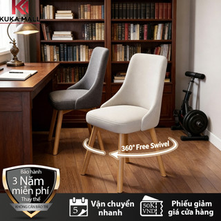 Ghế Văn Phòng Xoay 360°, Ghế Máy Tính, Đệm Mềm, Chống Ẩm, Tựa Lưng Êm, Hợp Văn Phòng, Phòng Ngủ