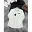 ⚡️[Hight Quality] Áo Sơ Mi Nam Nữ \/ Embroi Ready To - Điểm Nhấn Thêu Hoa Ở Cổ Phối Chữ Cao Cấp