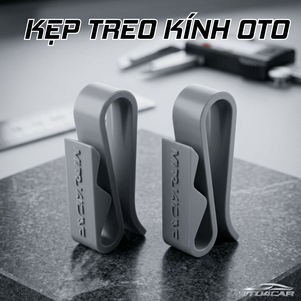 [Combo 4] Kẹp Treo Kính Đa Năng Oto Phù Hợp Mọi Loại Xe - Phụ Kiện Kính Mắt Thời Trang - Cài Tấm Chắn Nắng Kính Lái