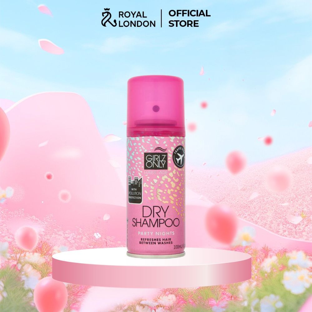 Dầu Gội Khô Dry Shampoo Girlz Only Party Nights (Hồng) travel size 100ml