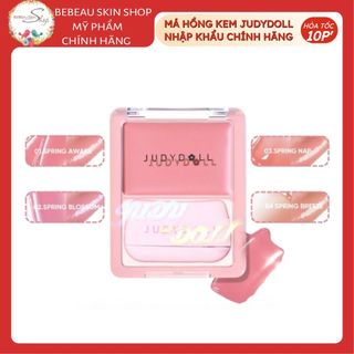 Má Hồng Kem JUDYDOLL Glow Blush Balm Hiệu Căng Bóng Tự nhiên Lâu Trôi Kèm Mút Chính Hãng - Bebeau