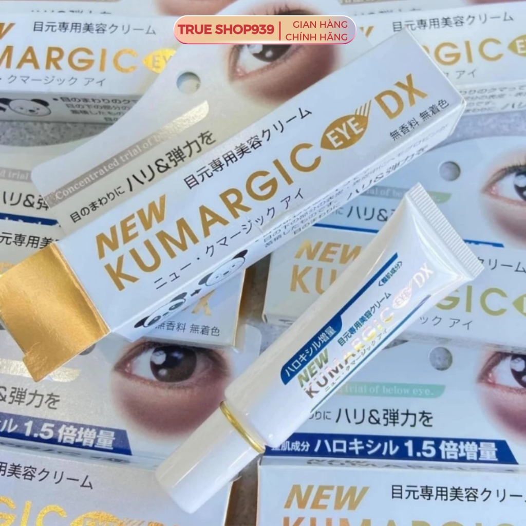 Kem mắt KUMARGIC Eye DX Nhật Bản hỗ trợ cải thiện thâm quầng mắt, mờ nếp nhăn 20g