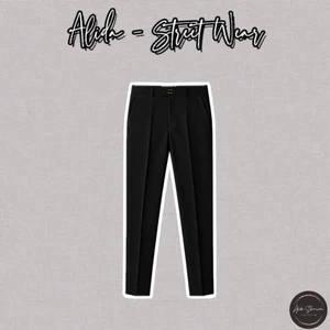 ⚡️[Hight Quality] Quần Âu Nam Nữ Chữ Phối Màu Cam Trouser Pants - Điểm Nhấn Chữ Ở Cạp Cao Cấp Loại 1