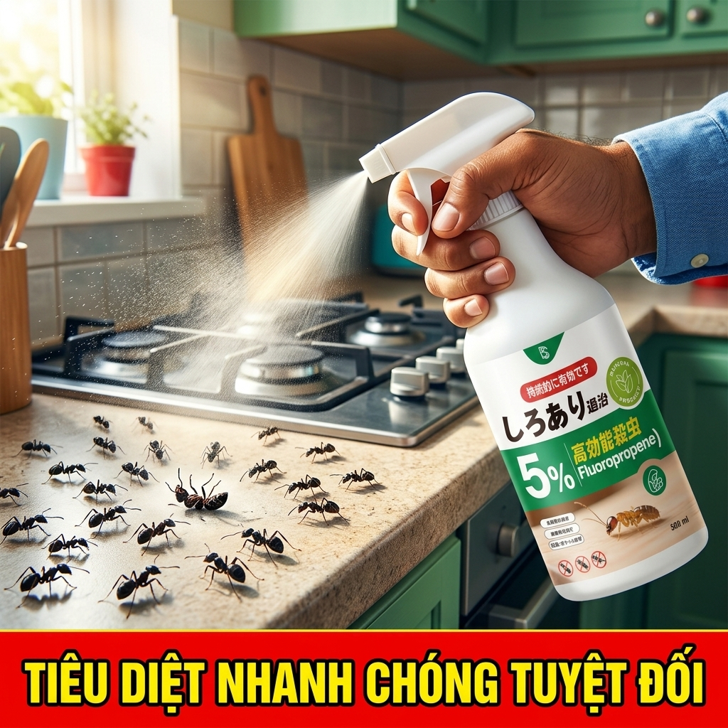 🎉 Khuyến mãi đặc biệt! Xịt diệt kiến 500ml – Hiệu quả nhanh chóng, dùng trong & ngoài nhà, không mùi khó chịu 🌿
