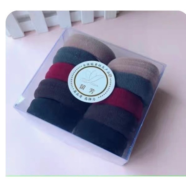 [Peinn] Hộp 10 Dây Cột Tóc Bản To Dày Dặn Bền Đẹp Hàng Cao Cấp