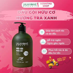 Dầu Gội Hữu Cơ Hương Trà Xanh 500ml, Ngăn Ngừa Gàu, Rụng, Tóc Chắc Khỏe
