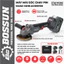 Combo BOSSUN 21V Máy Mài Góc M21B-AG100PRO + Máy Khoan Pin 13mm M21B-ID1380BL – 80Nm, Brushless, 2 Pin 6.0Ah