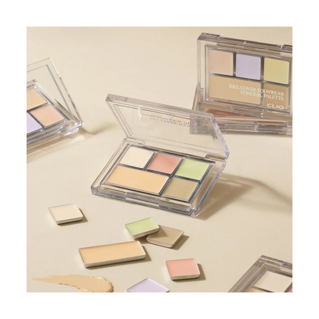 Kem Che Khuyết Điểm Clio Kill Cover Founwear Concealer Palette 6g