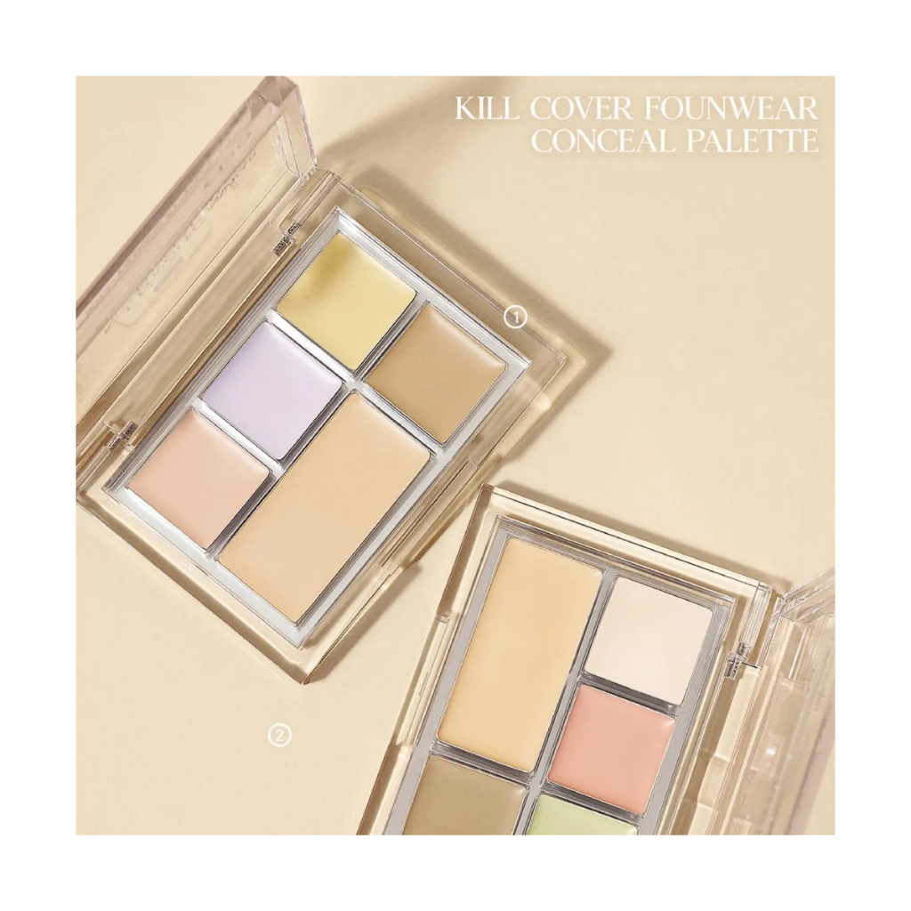 Kem Che Khuyết Điểm Clio Kill Cover Founwear Concealer Palette 6g