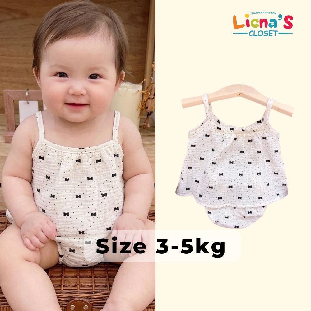 Set 2 Dây Trẻ Em Vải Xô Muslin Hàn Cao Cấp Cho Bé