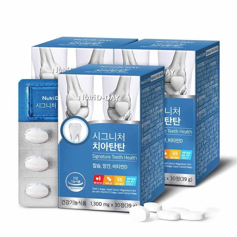 E55_Thực phẩm bảo vệ sức khỏe SIGNATURE TEETH HEALTH Hộp 30 Viên