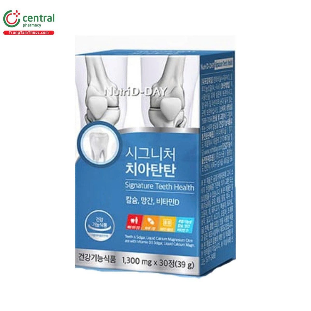 E55_Thực phẩm bảo vệ sức khỏe SIGNATURE TEETH HEALTH Hộp 30 Viên