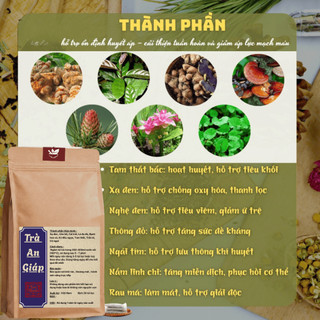 Trà An Giáp Thảo Mộc - Ankhangorganic - Hỗ Trợ Vùng Cổ, giáp dễ chịu - Cân bằng cơ thể khoẻ tự nhiên
