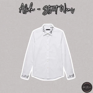 ⚡️[Hight Quality] Áo Sơ Mi Nam Nữ D1H Gabb Shirts - Điểm Nhấn Chữ Thêu Cổ Và Tay Cao Cấp Sang Trọng