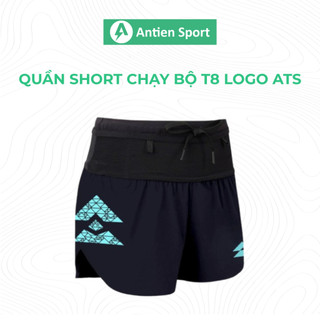 Quần short thể thao T8 Nam Nữ Custom Mint - Siêu Nhẹ, Nhanh Khô,Có Đai Đựng Đồ
