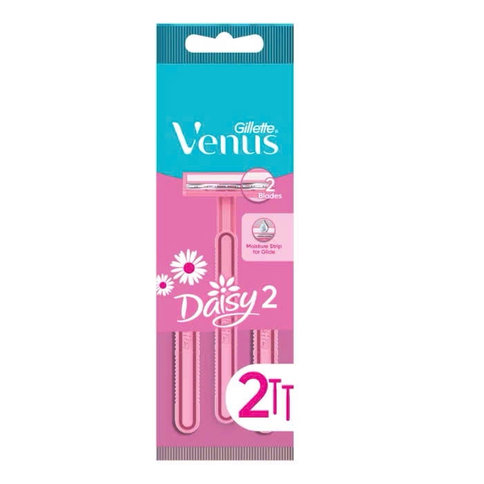 Dao Cạo Nữ Gillette Venus Daisy 2/ Venus Daisy 3 - Gói 2 Cây