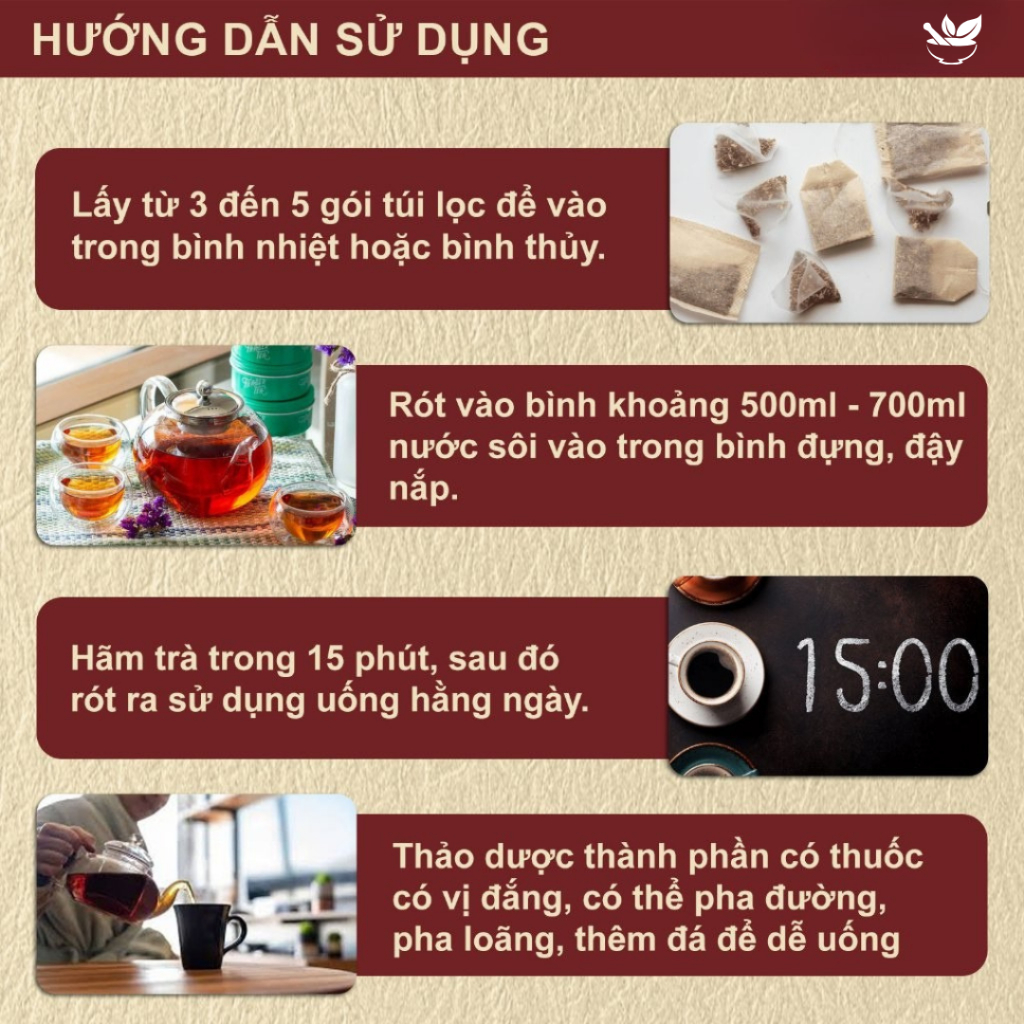 Trà Thảo Mộc Phục Dương - Bổ thận tráng dương, dưỡng thận, mạnh tâm, thông huyết mạch, Bồi Dưỡng Cơ Thể