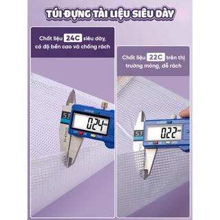 Túi Khóa Kéo A4/A3  PVC Lưới - Túi Đựng Tài Liệu Văn Phòng Đa Năng, Bảo Vệ Hồ Sơ Khỏi Bụi Bẩn