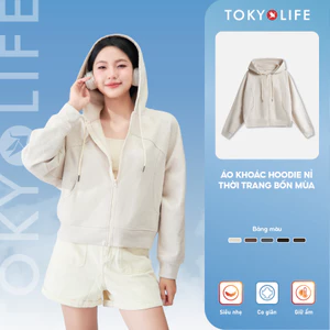 Áo khoác nữ TOKYOLIFE năng động trẻ trung mềm mại đa năng 4 mùa tiện lợi 40004136