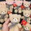 Teddy Mini Đeo Khăn Caro Siêu Cute – Gấu Bông Nhỏ Xinh Hot Trend