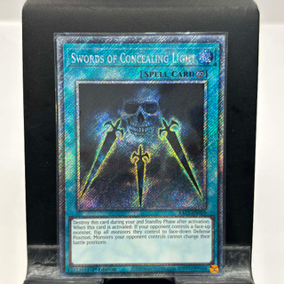 [ Bài Yugioh Chính Hãng ] RA05-EN059 Swords of Concealing Light - Ultimate/Collector/Platinum Secret Rare