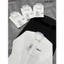 ⚡️[Hight Quality] Áo Sơ Mi Nam Nữ D10 White Shirts - Điểm Nhấn Tag Ở Cổ Phối Chữ Thêu Cao Cấp Loại 1