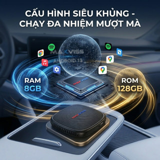 [MUA1TẶNG1] Android Box Maxviss A65 - Cấu hình siêu mạnh hơn hẳn các box khác,tặng vietmap S2, kiki | Phụ kiện ô tô ADG