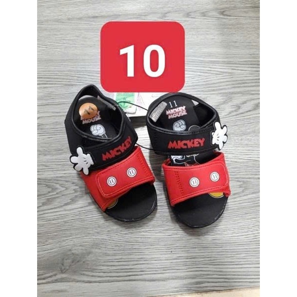 Sandal Bé Trai Quai Dán Họa Tiết Hoạt Hình Năng Động Mềm Nhẹ Êm Chân
