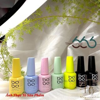 Sơn Gel BOBO Full Set CHÍNH HÃNG – Base Rubber, Top Coat, Primer, Soak Off, Cứng Móng Nail Chuyên Nghiệp UV/LED Nail666