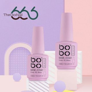 Sơn Gel BOBO Full Set CHÍNH HÃNG – Base Rubber, Top Coat, Primer, Soak Off, Cứng Móng Nail Chuyên Nghiệp UV/LED Nail666