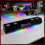 Loa Máy Tính Gaming Soundbar Bluetooth Để Bàn Màu Trắng WORTLEY WT8 Led Rgb Loa Vi Tính Âm Thanh Hay Bass Cực Mạnh — ảnh 3