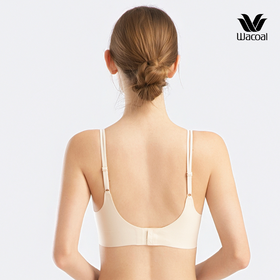 Áo lót Wacoal IHB1344 không gọng, nâng nhẹ không viền mút mỏng smart size - HB1344