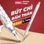 Bút Chì Kim Bấm Thân Bấm Đầu Ngòi 0.5 0.7mm Kèm Đầu Tẩy Deli - Bút Chì Cơ Học Thay Ngòi Phác Thảo