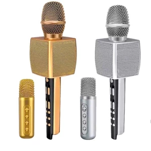 Micro karaoke không dây YS98 Bluetooth kèm mic phụ song ca, âm thanh to rõ, livestream cực hay 2026