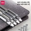 Bút chì kim cảm ứng Deli kèm đầu tẩy Ngòi 0.5 - Vỏ kim loại không hao mòn chống gỉ bảo vệ ngòi chì