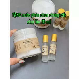Phèn Chua Chưng Cất 200gr - Khử Mùi Tự Nhiên, Giảm Mồ Hôi, Giữ Da Khô Thoáng, Sử Dụng Hằng Ngày