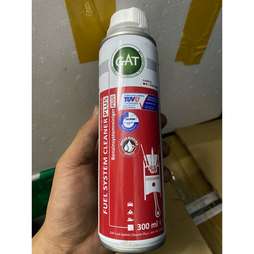 [CHÍNH HÃNG ĐỨC] Dung Dịch Súc Rửa Hệ Thống Xăng GAT Fuel System Cleaner Plus 300ML
