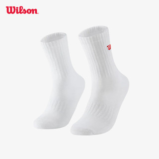 Wilson Unisex Crew W Logo Socks Tất Thể Thao WU00126531WTA